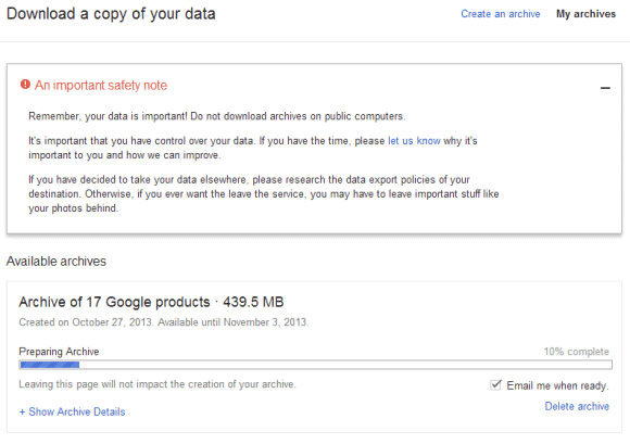 Google drive download zip failed to file